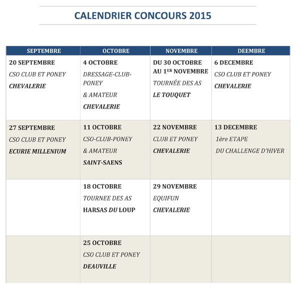 CALENDRIER-CONCOURS-2015